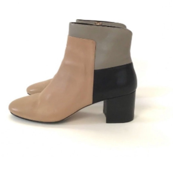 Cole Haan Arden Grand Ankle Bootie Gray/Black/Maple Color Block Size 8 - Picture 5 of 6